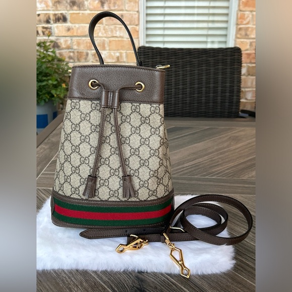GUCCI GG Ophidia Small Bucket Bag - Picture 2 of 16